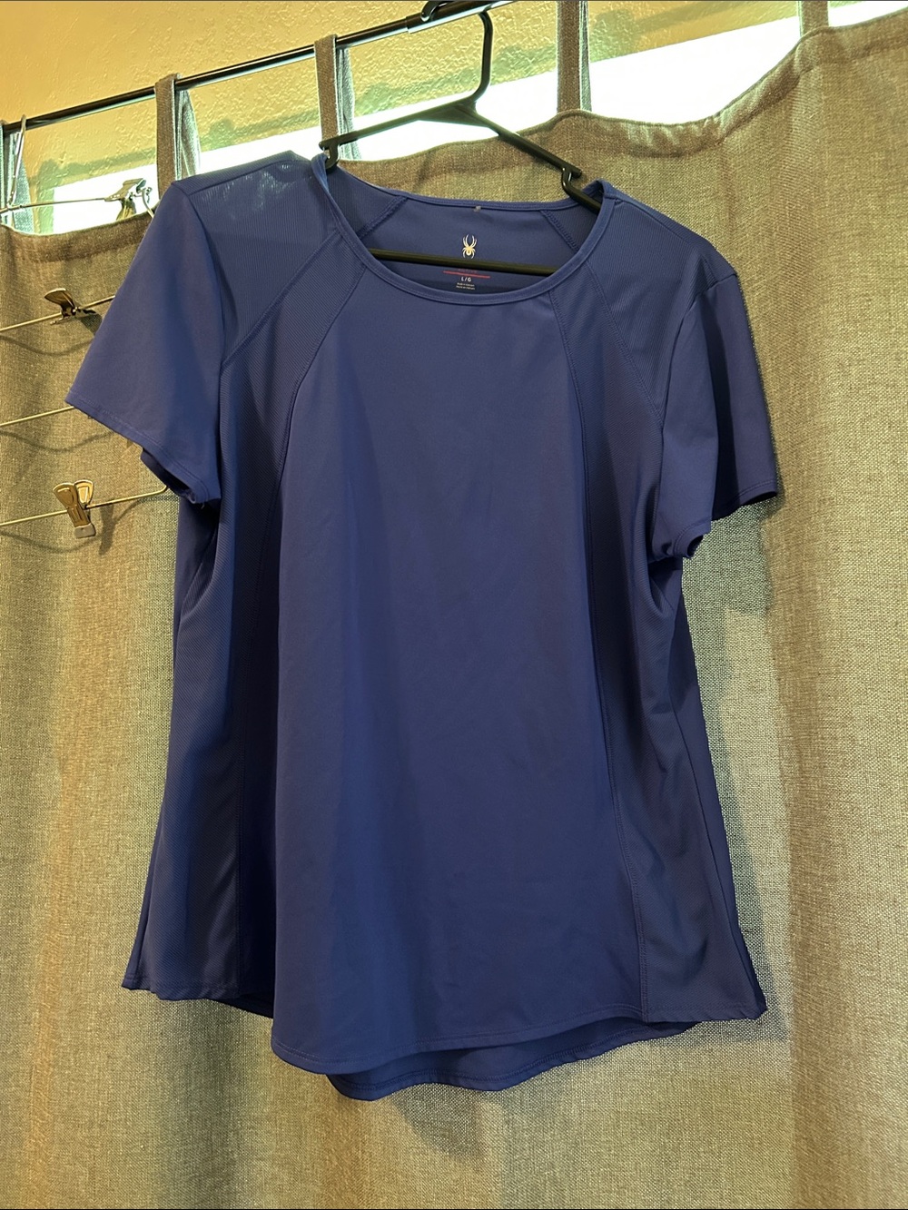 Spyder Women's Short Sleeve Performance Tee - Deep Navy Blue